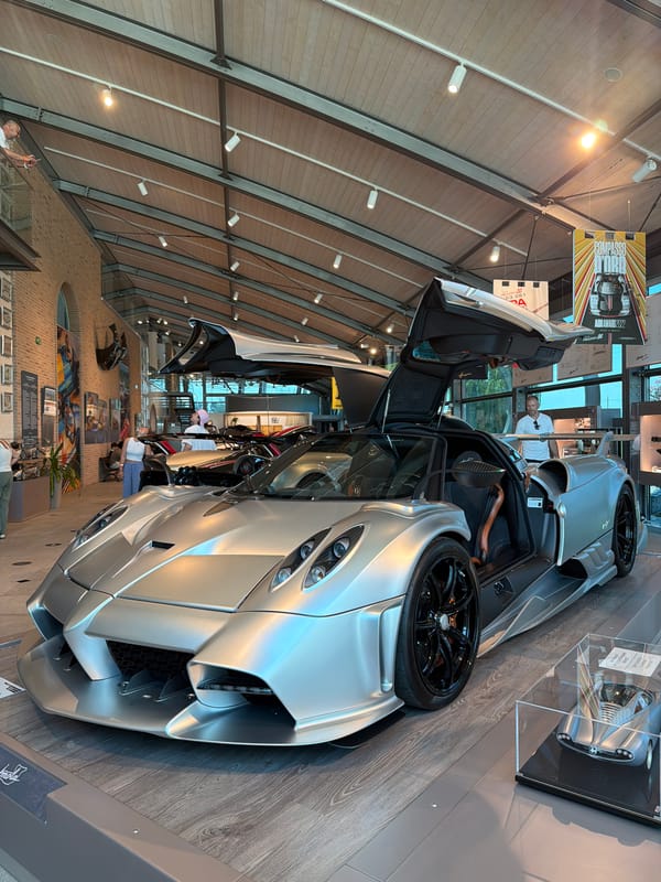 Up close at the Pagani museum: Huayra BCs and AMG engines on display