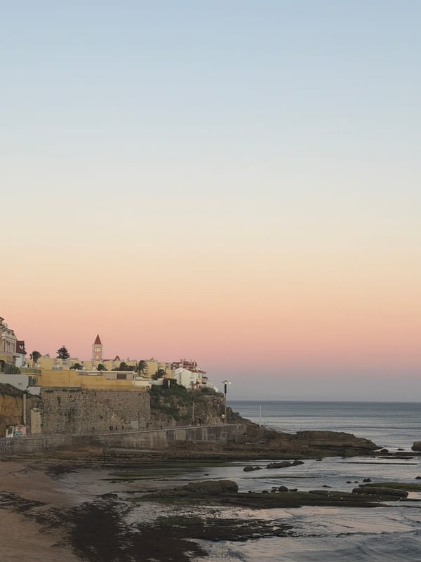Golden hour on the Cascais coast, Portugal