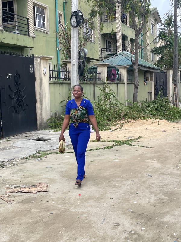 Daily life unfolds in Ado Nigeria streets and markets