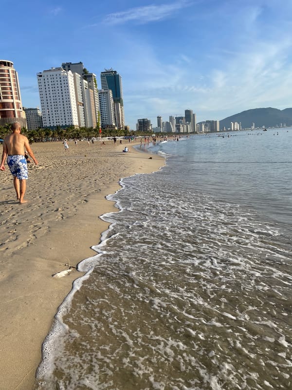 Da Nang beach days and city nights, one evening in June