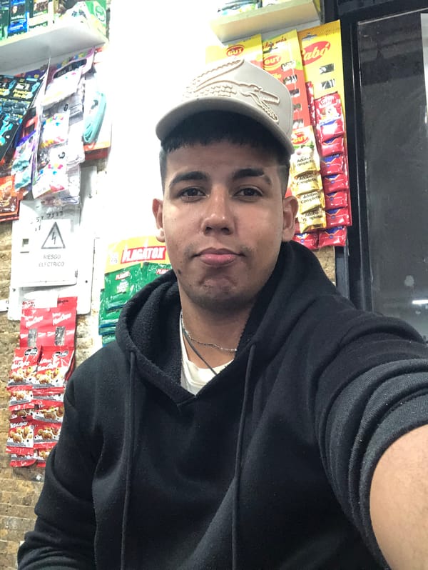 Young man documented in Juan Griego shop early morning