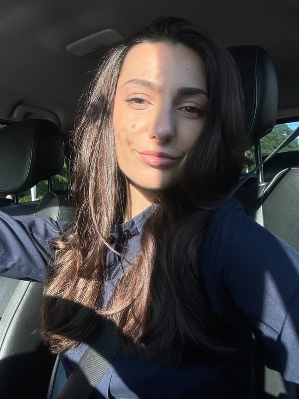 Woman photographed in car during afternoon in Burgas