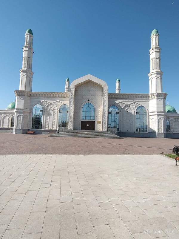 Mosques, monuments, and landmarks across central Astana