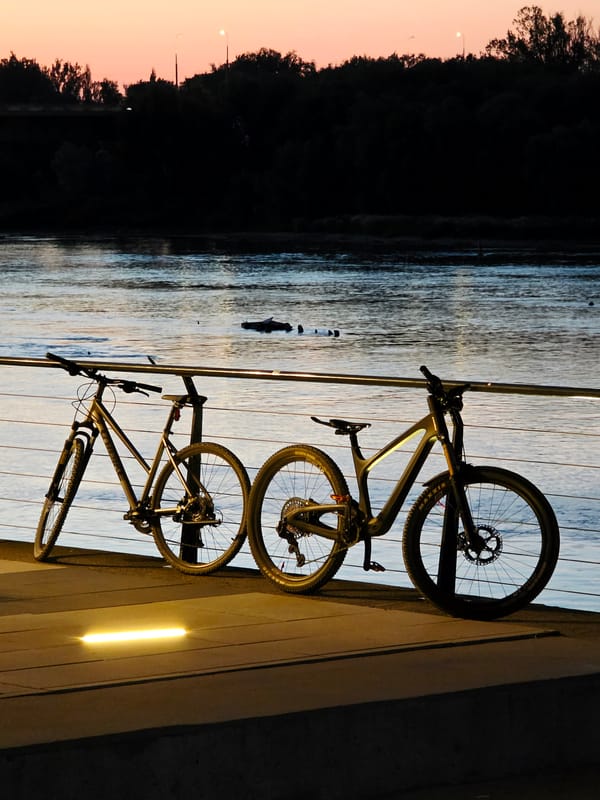 Warsaw's Vistula riverfront comes alive on a summer evening