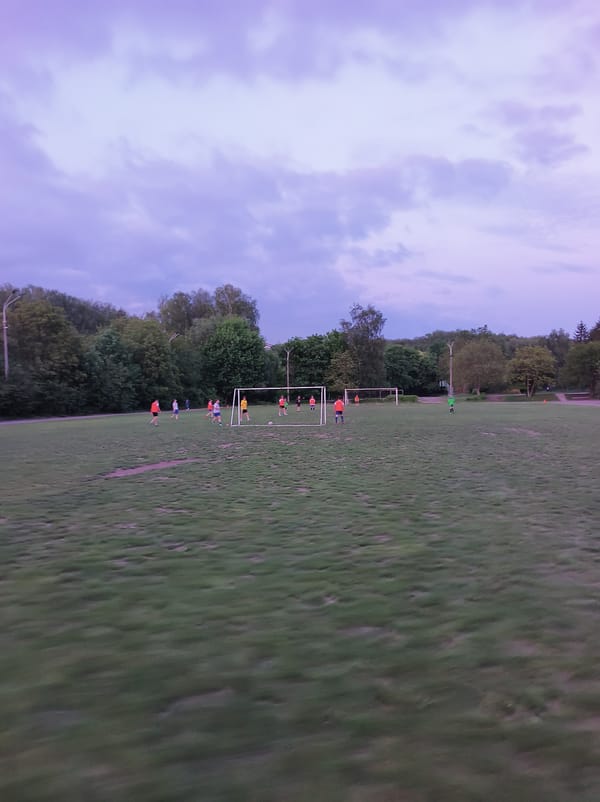 Youth soccer training session observed in Ternopil, Ukraine