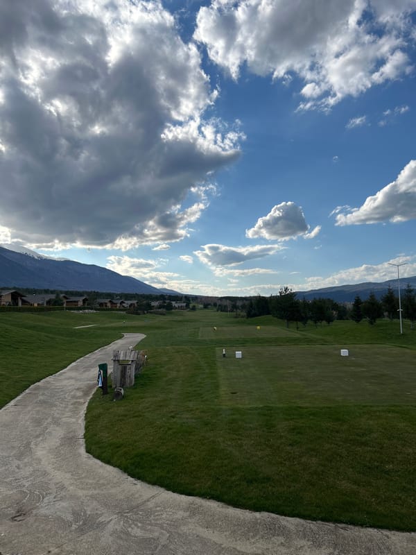 Golf course views captured at Pirin resort in Bulgaria