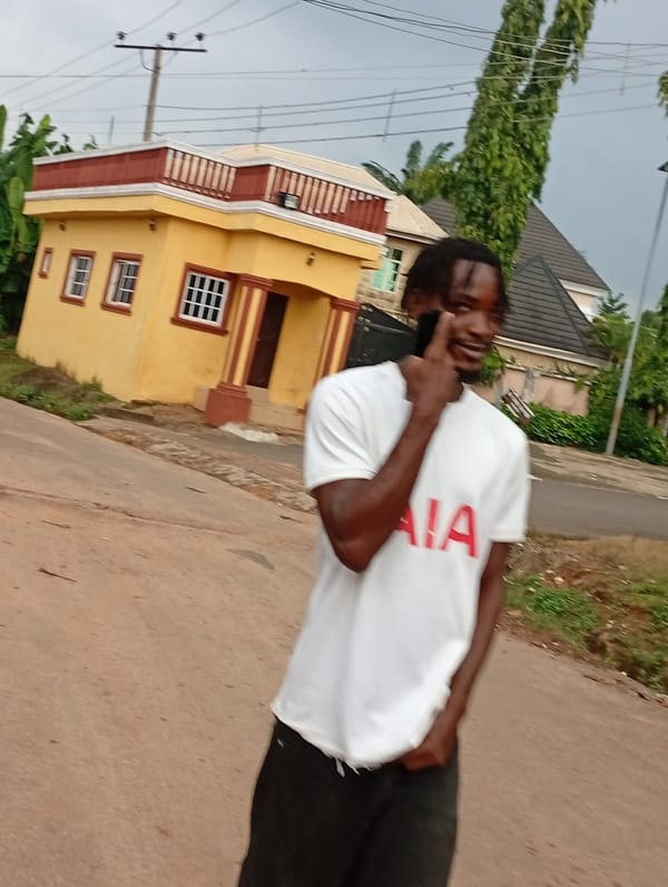 Casual street moment in Nsugpe, Nigeria