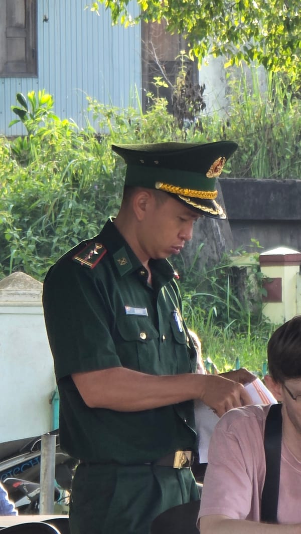 Border town life documented at Bo Y Vietnam crossing