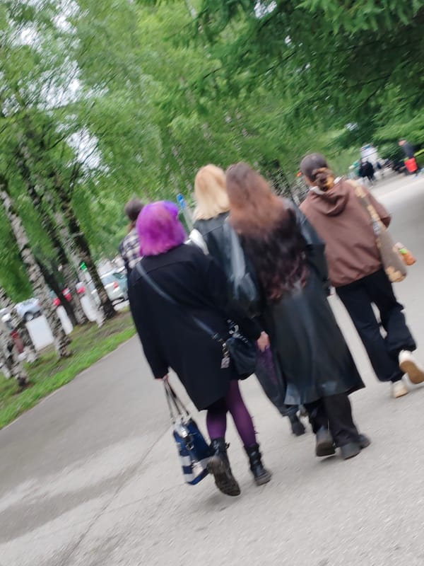 Coffee and a morning walk through Syktyvkar's birch-lined streets