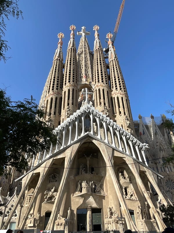 An afternoon at the Sagrada Família, inside and out