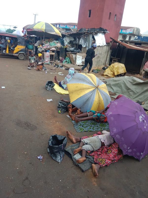 Morning street life documented in Obosi and Onitsha after rainfall