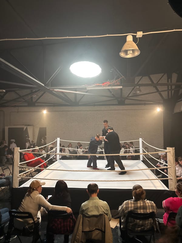 Combat Sports Event Draws Crowd to Industrial Venue