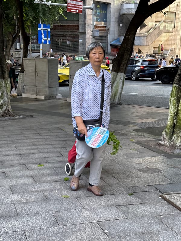 Everyday street life in Yuzhong District, Chongqing