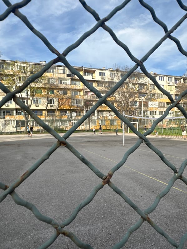 Afternoon scenes captured across Sofia neighborhoods show everyday urban life