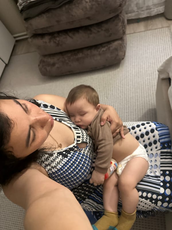 Mother and baby captured resting peacefully in intimate moments