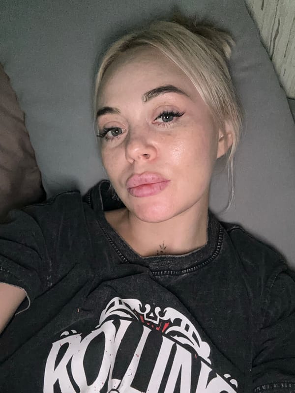 Woman resting indoors captured in multiple photos in Russia
