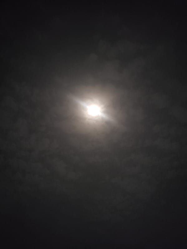 Evening portraits and moonlit sky captured in Adankolo, Nigeria