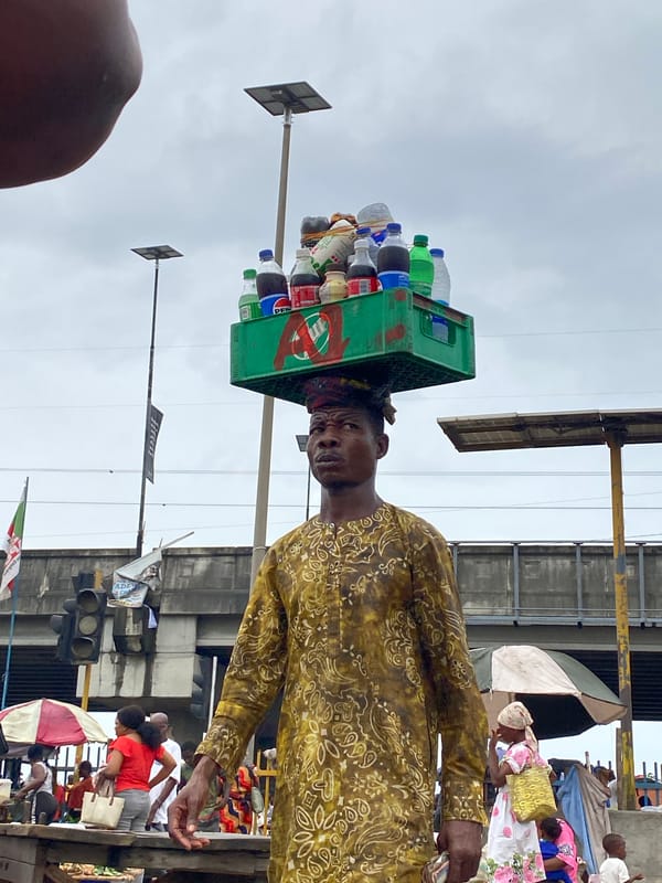 Street vendors conduct daily business across Lagos, Lekki districts