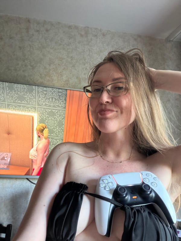 Casual PS5 gaming session at home in Kyiv