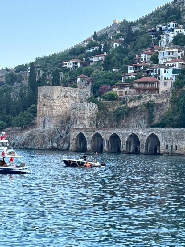 Alanya harbour buzzing on a summer afternoon