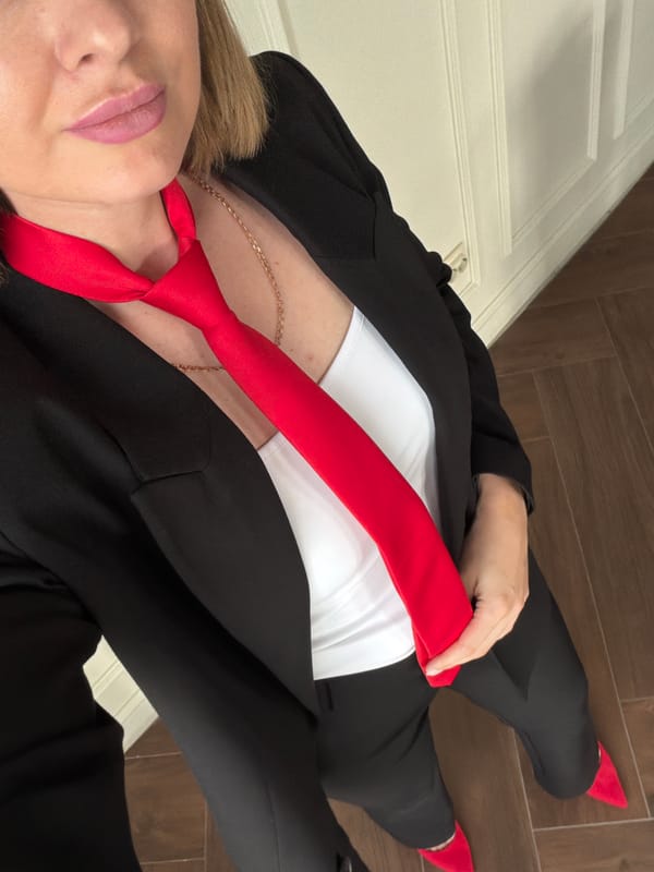Woman poses in business attire indoors in Rostov-on-Don