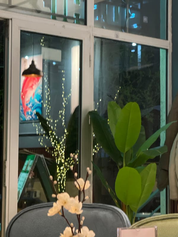 Evening interior scenes captured at Batumi restaurant