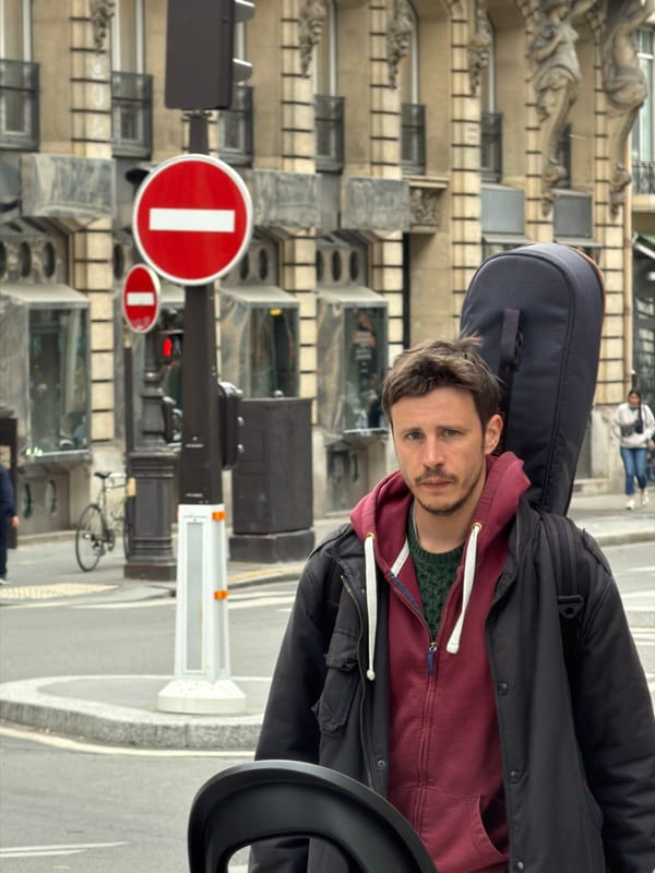Ordinary street life observed around Porte Saint-Martin, Paris