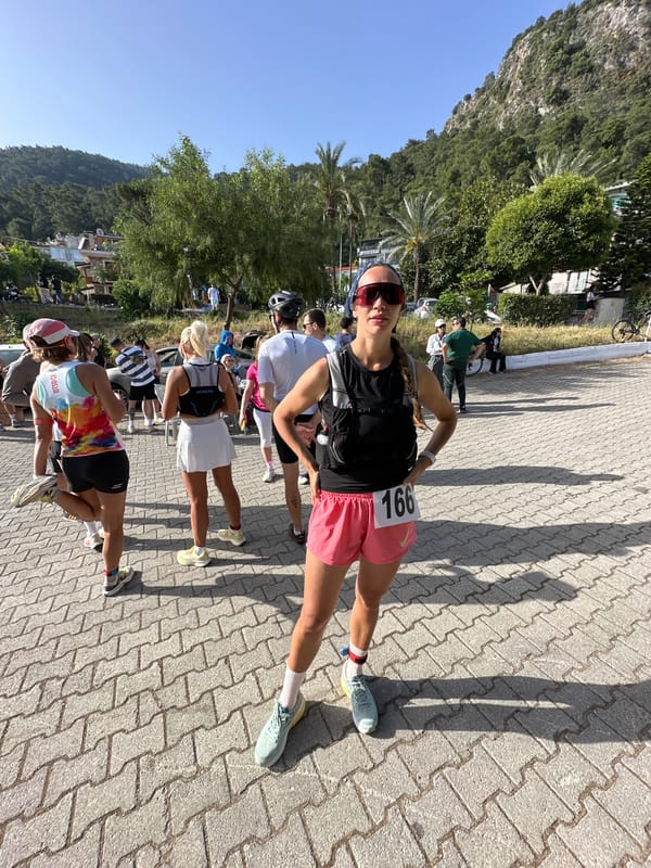 Runners gather for early morning race event in Fethiye
