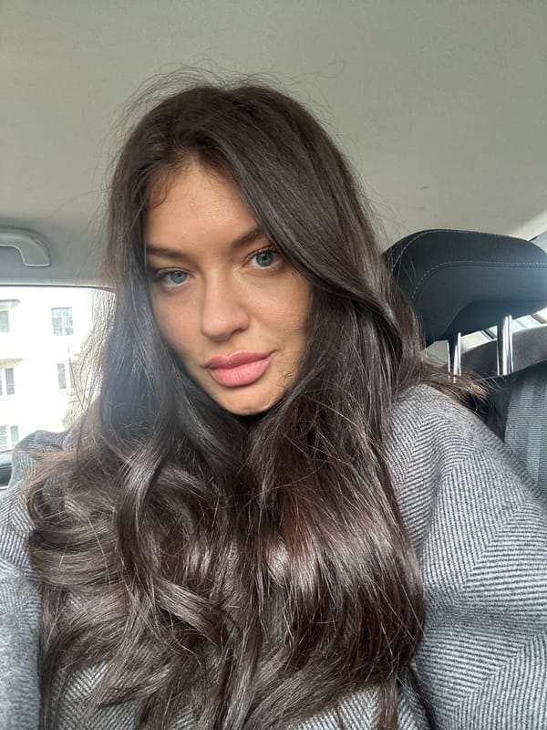 Woman photographed in vehicle in Krasnogorsk, Russia