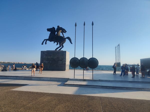 Afternoon along Thessaloniki's waterfront and landmarks