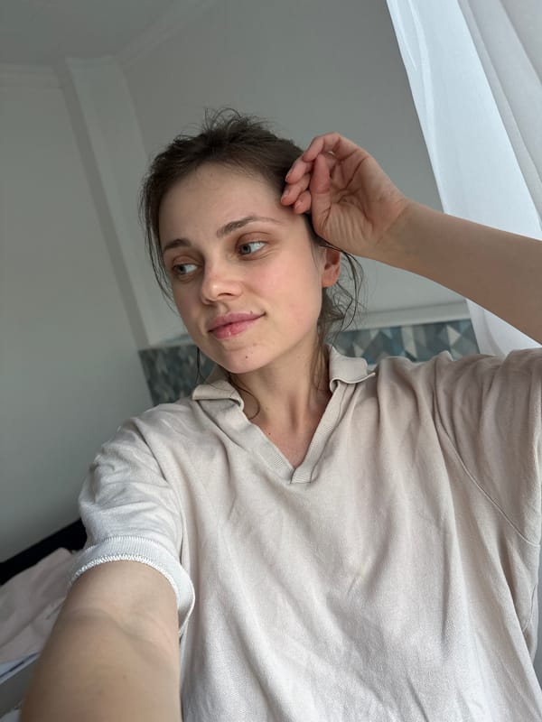 Woman documented in casual bedroom moments in Kőröshegy, Hungary