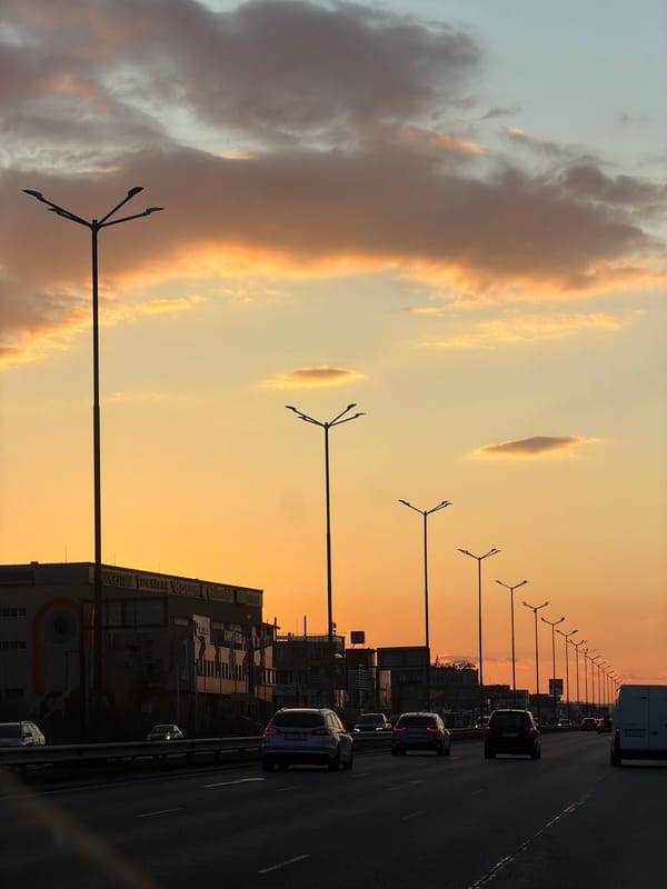 Spring evening scenes documented across Sofia, Bulgaria