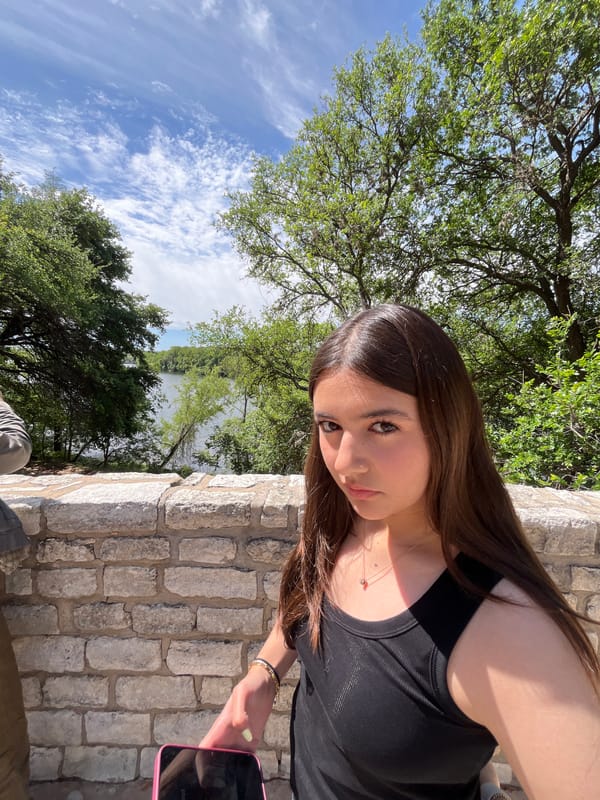 Woman photographed in close-up portrait in Austin