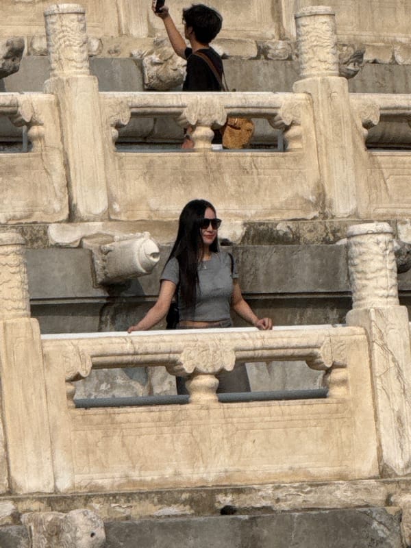 Morning visitors explore Temple of Heaven complex in Beijing