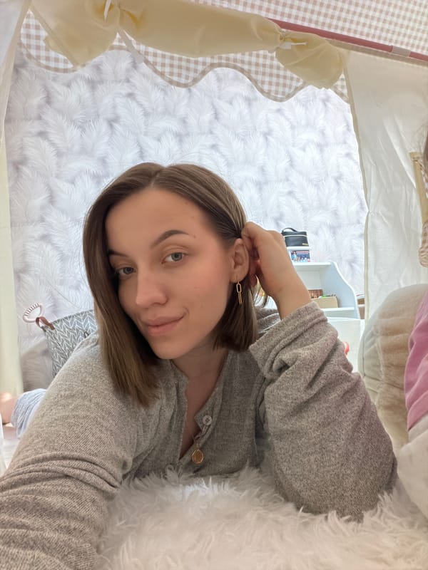 Family playtime captured in children's tent, Reshetnikovo