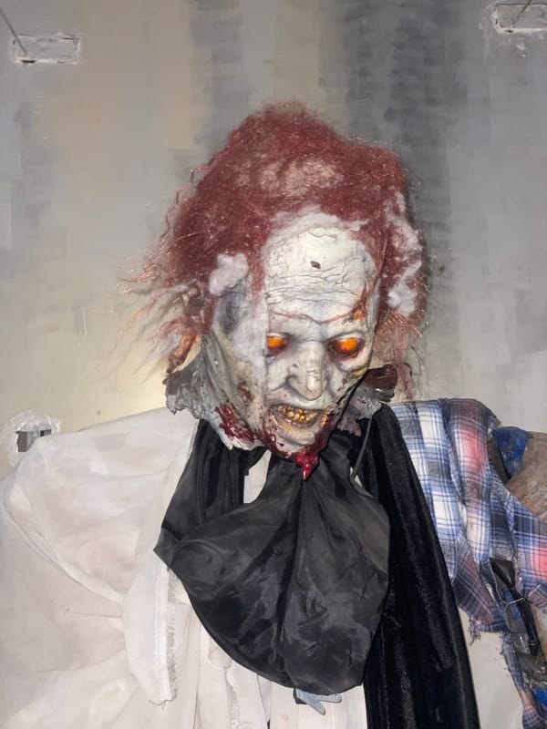 Horror attraction experience with elaborate spooky displays in Denpasar