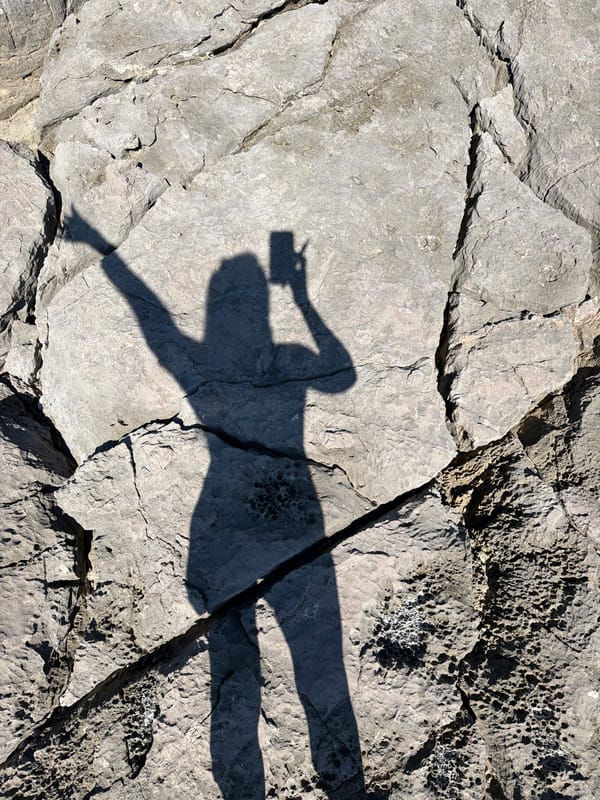 Woman photographed at Montenegro coastal location in Radovići