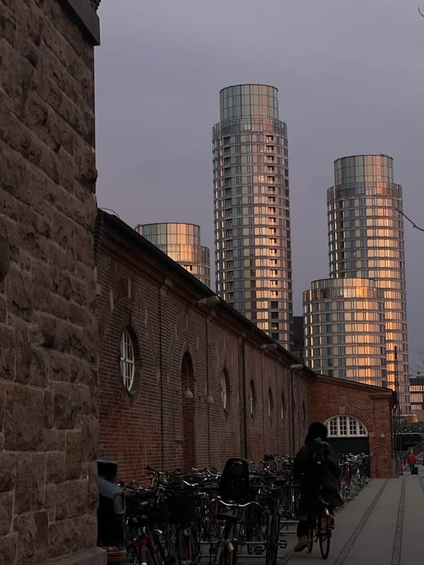 Urban architecture documented in low-angle street photography sequence