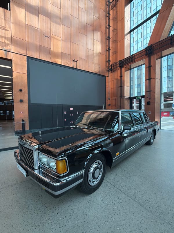 Inside GES-2: Soviet limousines and contemporary sculpture installations
