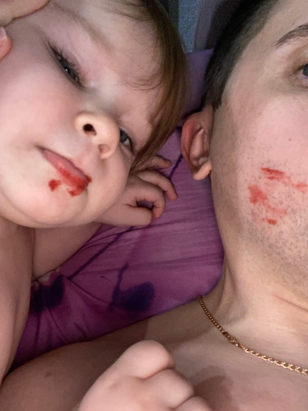 Man photographed with baby and dog in separate incidents