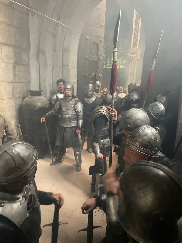 Medieval-themed gathering with armored participants observed in Mumbai