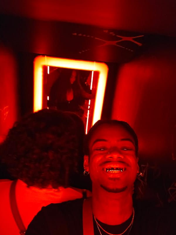 Late night revelry captured at Paris nightclub venue