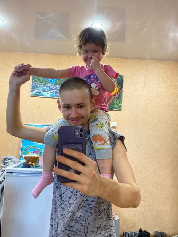 Indoor acrobatics observed in Bely Klyuch, Russia