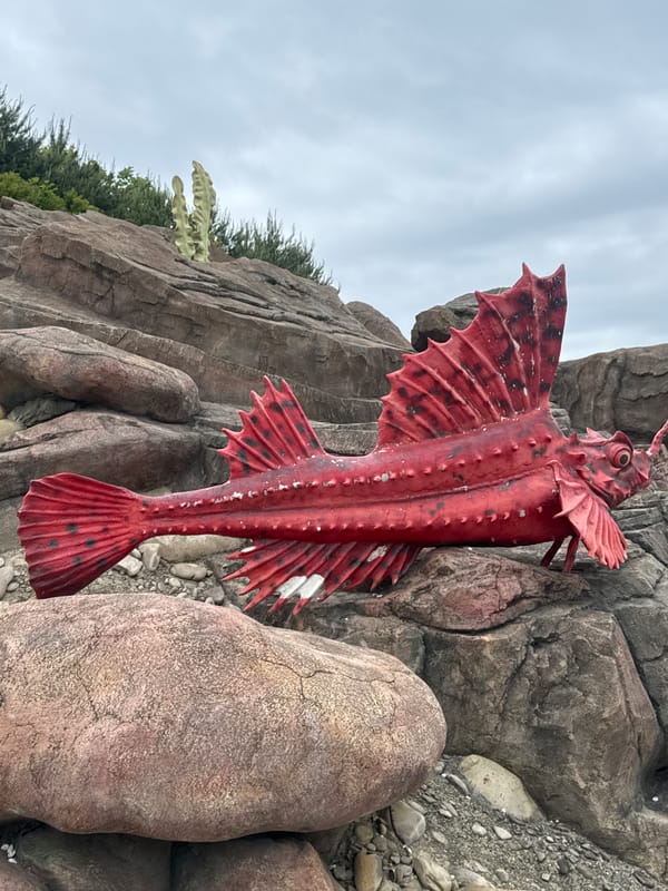 Marine sculptures and military history along Vladivostok's waterfront