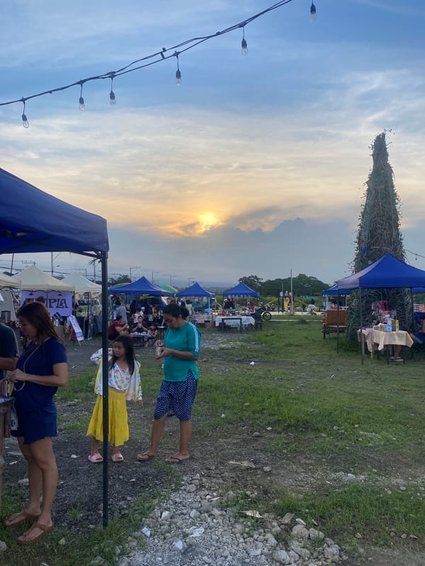 Evening market festival draws crowds in Davao City parks