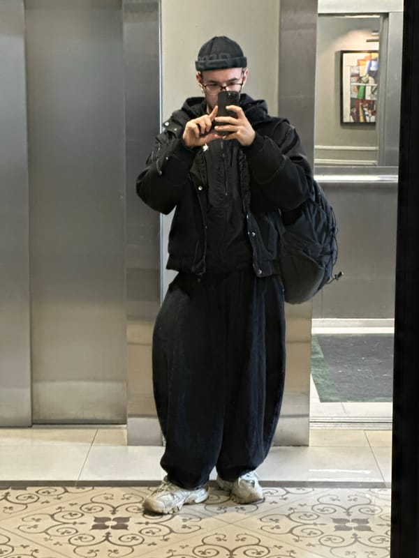 Person takes selfie in mirrored elevator in Khimki