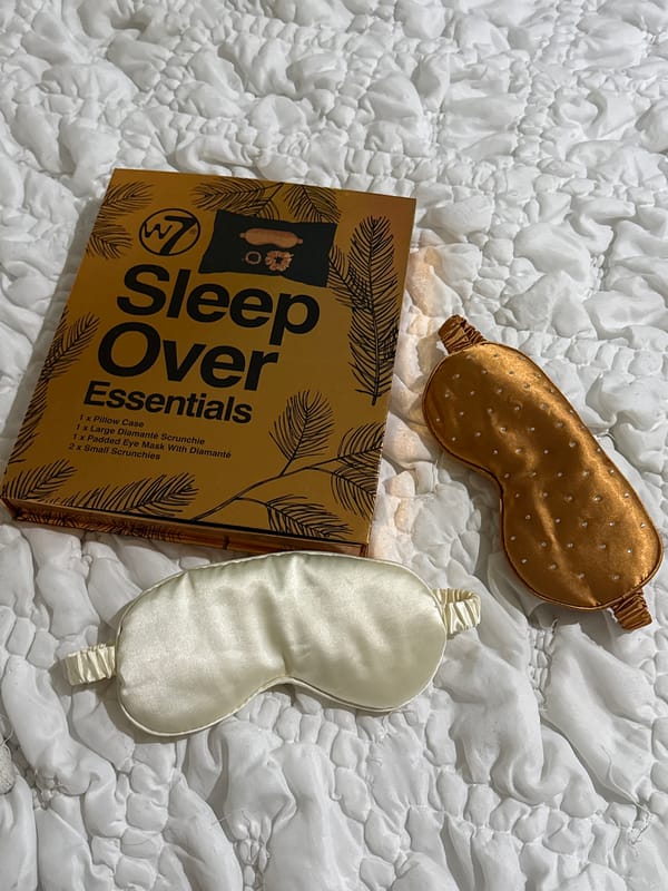 Sleepover preparations with snacks and essentials in Great Yarmouth