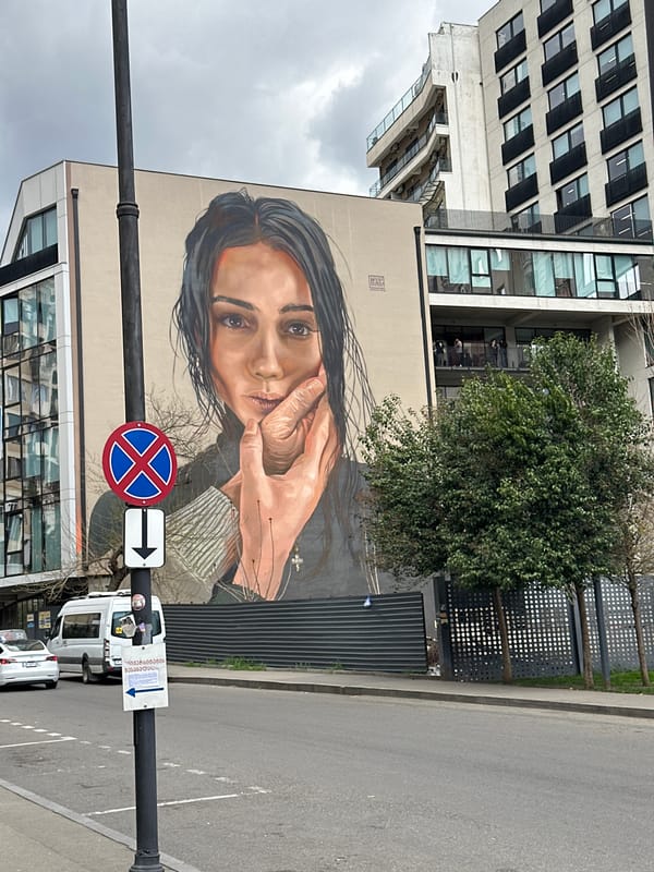 Everyday street scenes captured across central Tbilisi