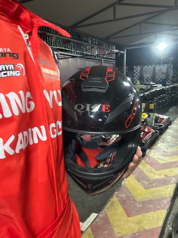 Go-kart racing session documented at Shapingba District facility
