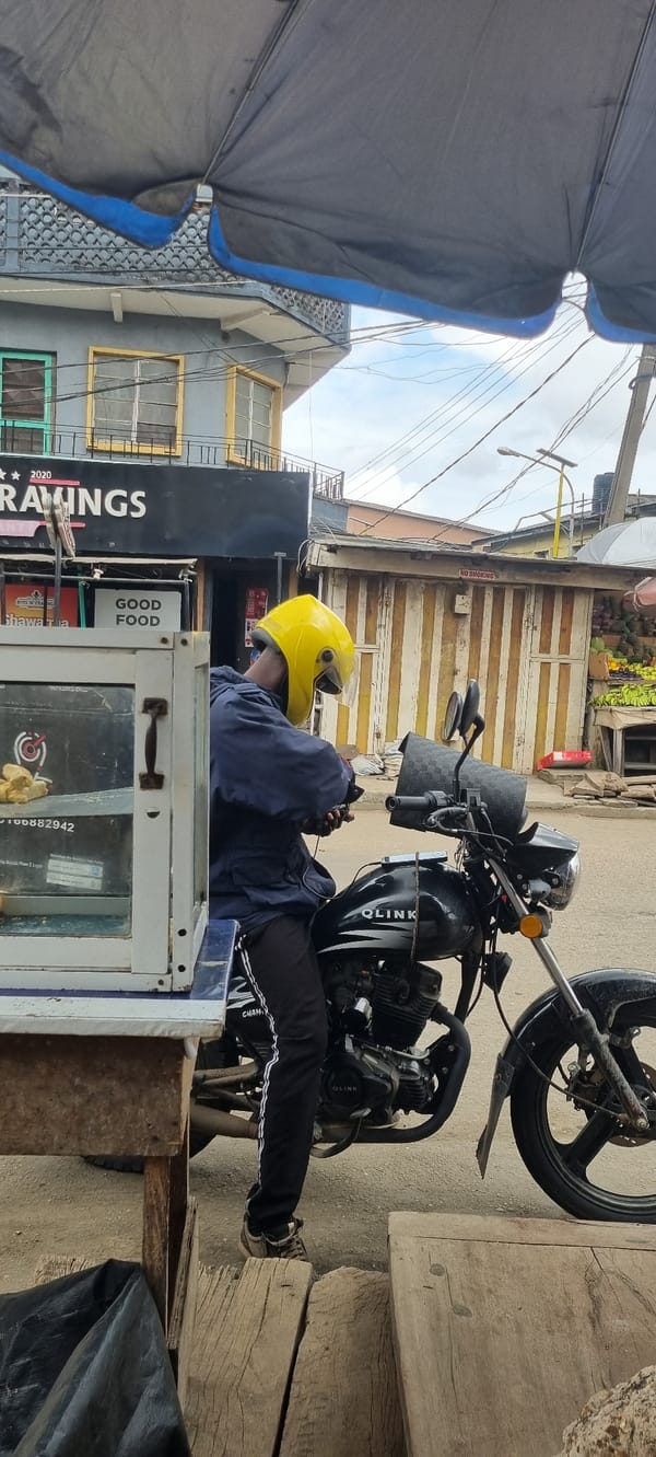 Daily street life documented in Ikeja, Nigeria